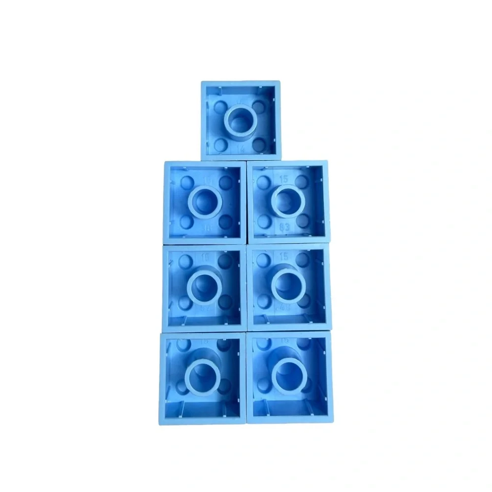 Vintage 80s Mega Bloks Pastel Bricks Lot 30 Pieces Character Face Block Rare